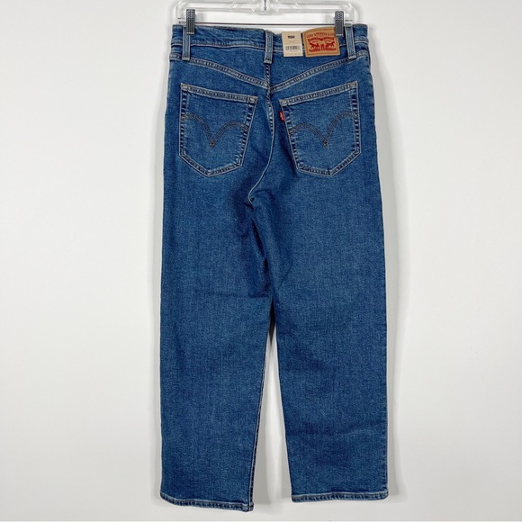 Levi’s Ribcage Ultra High Rise Straight Ankle Jeans - Picture 5 of 5